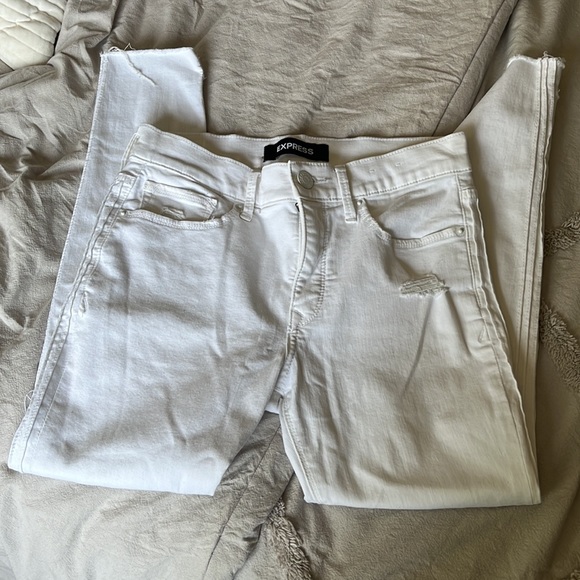 Express White Jeans - Picture 2 of 4